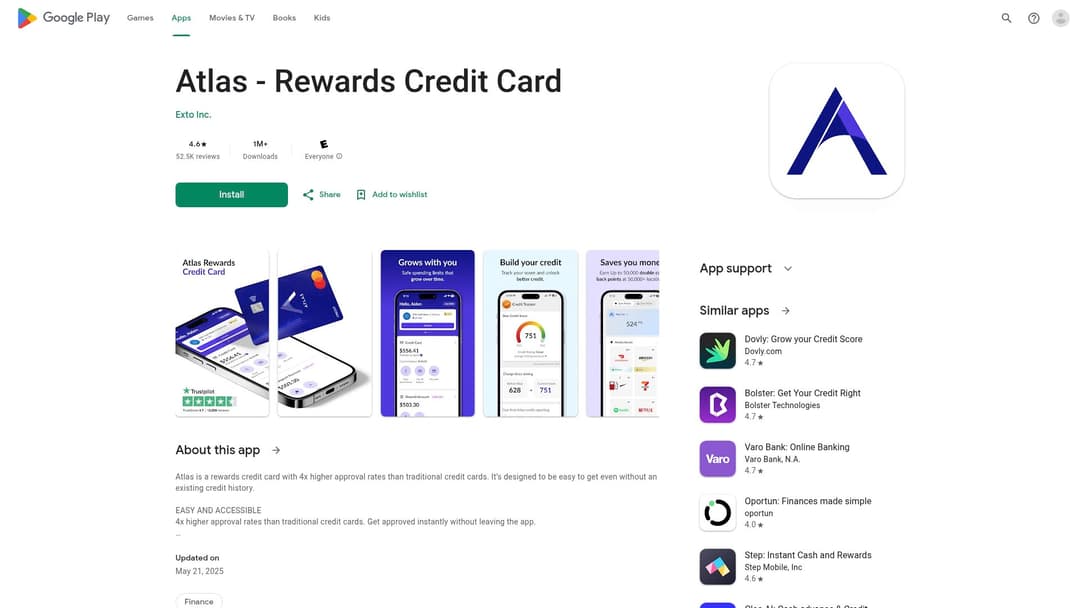 Atlas - Rewards Credit Card