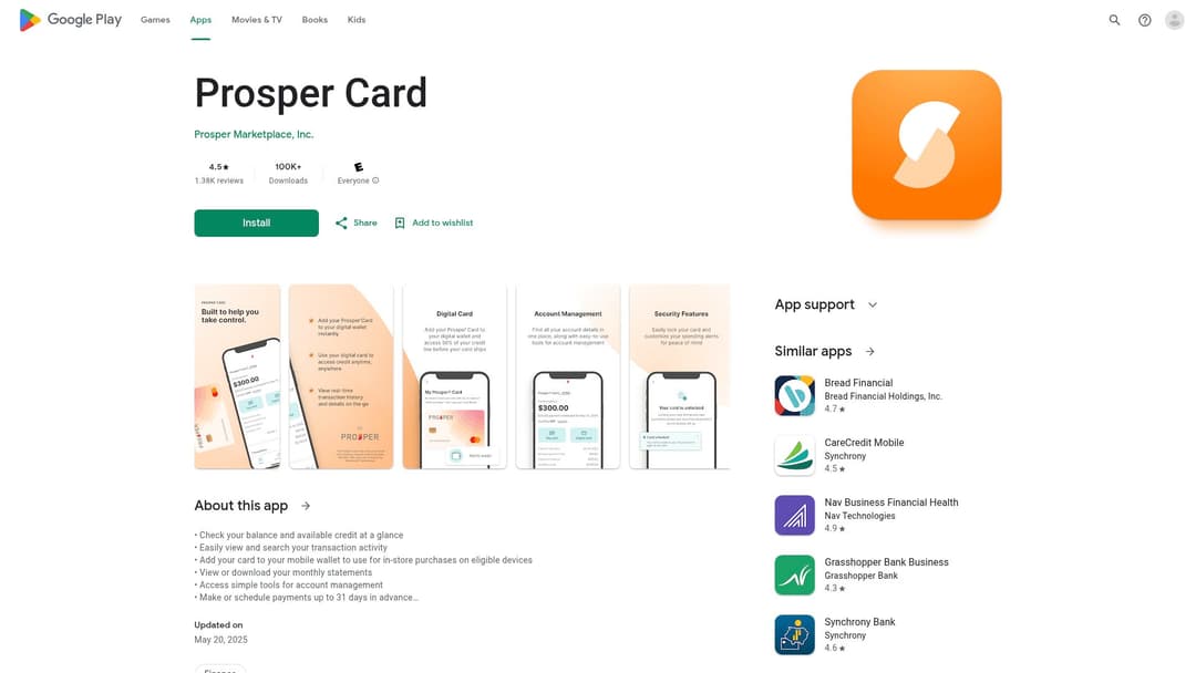 Prosper Card