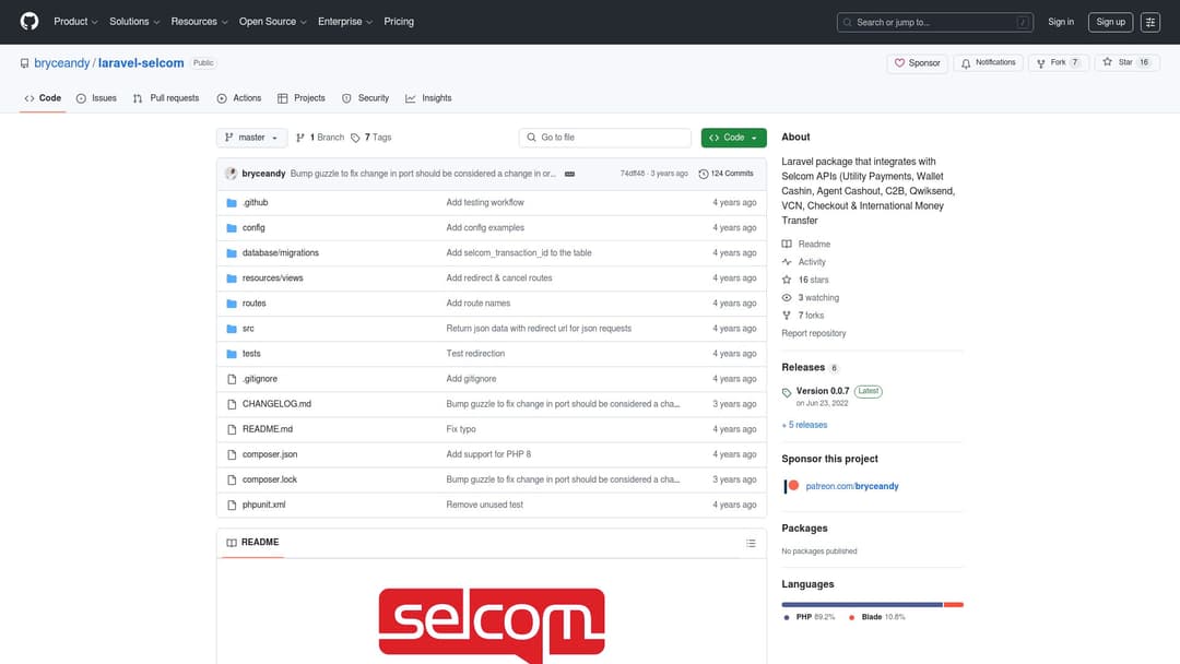 bryceandy/laravel-selcom