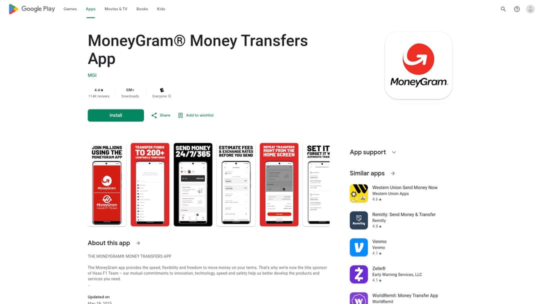 MoneyGram® Money Transfers App