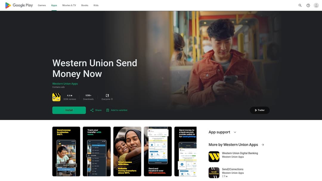Western Union Send Money Now
