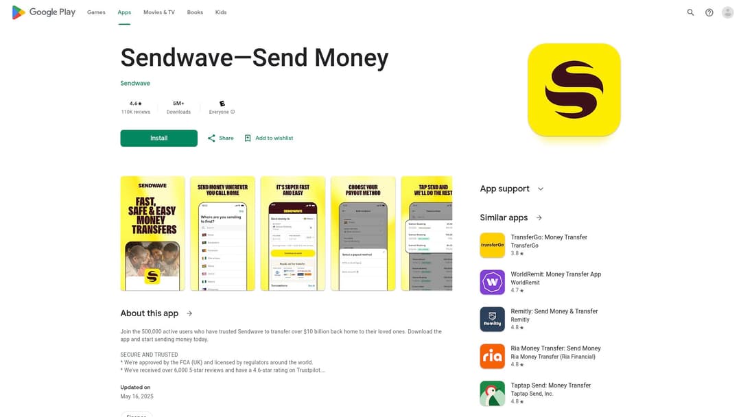 Sendwave—Send Money