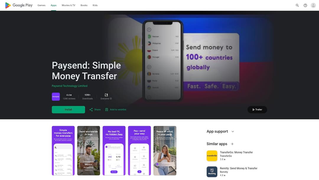 Paysend: Simple Money Transfer