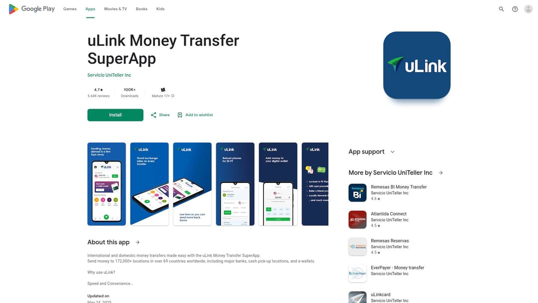 uLink Money Transfer SuperApp