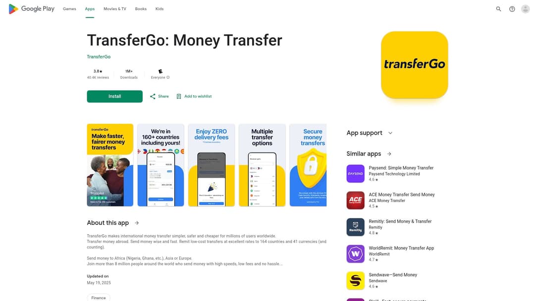 TransferGo: Money Transfer
