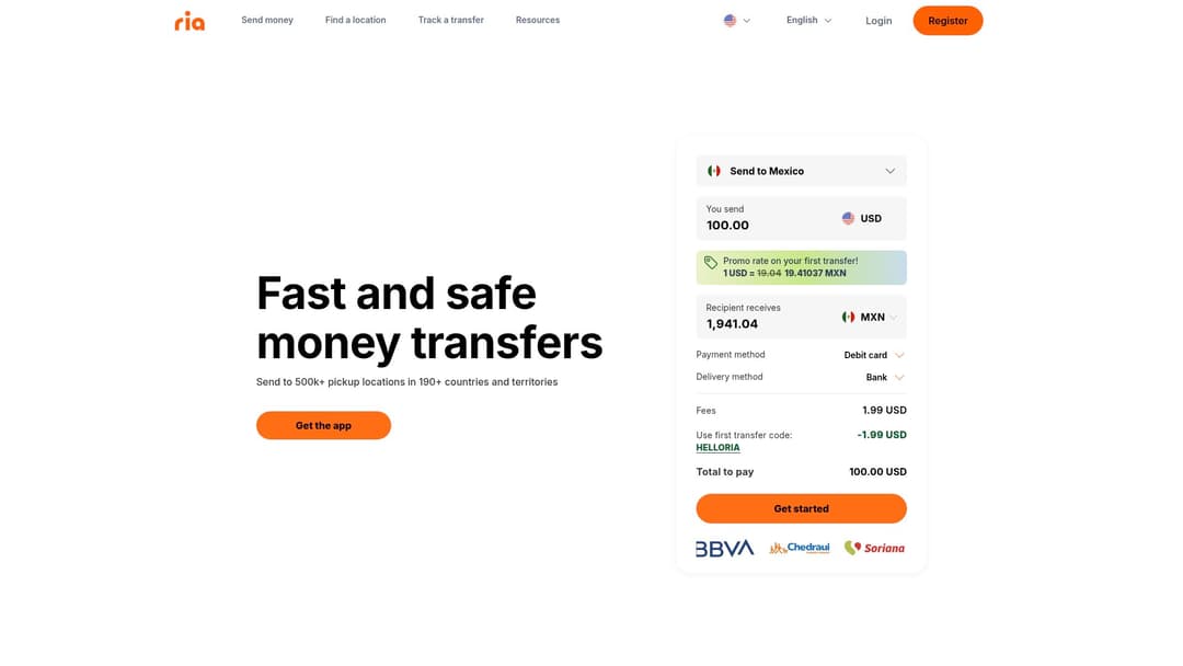Ria Money Transfer