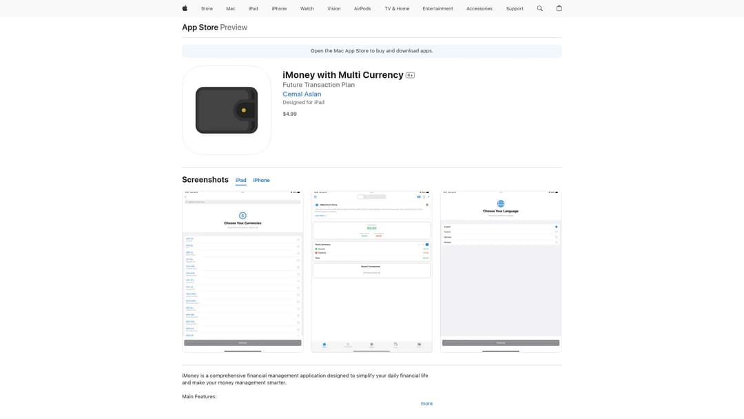 iMoney with Multi Currency