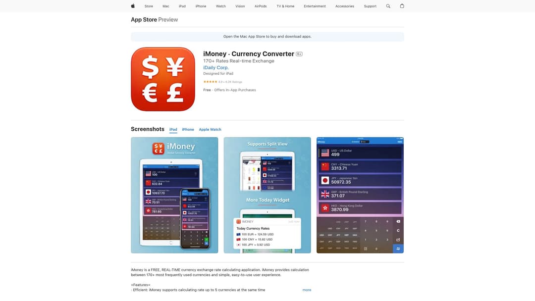 iMoney · Currency Converter