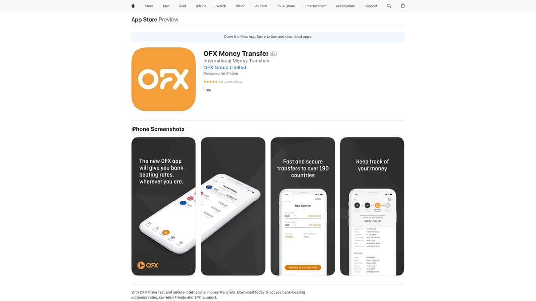 OFX Money Transfer