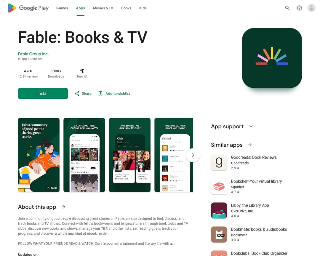 Fable: Books & TV