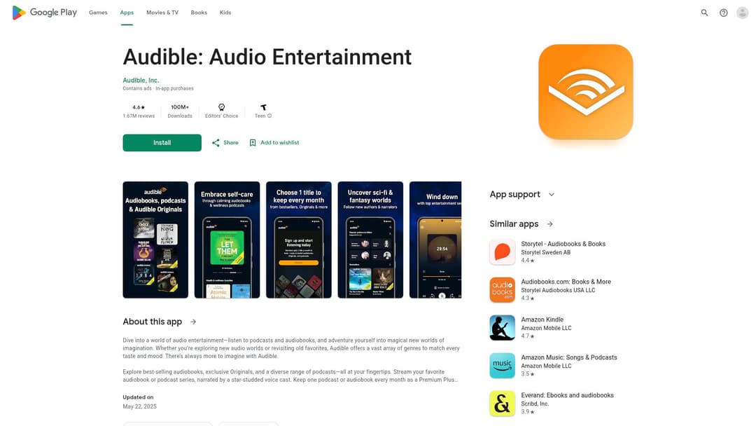 Audible: Audio Entertainment