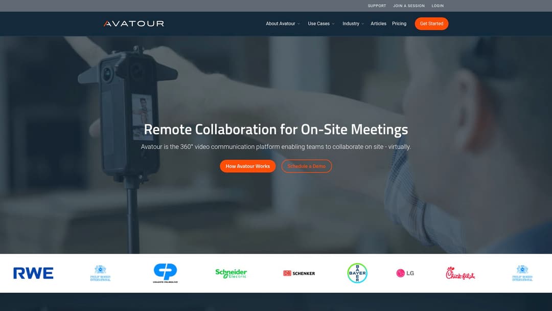 Avatour: 360° Video Collaboration Platform