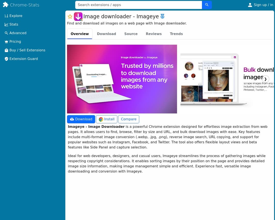 Image downloader - Imageye