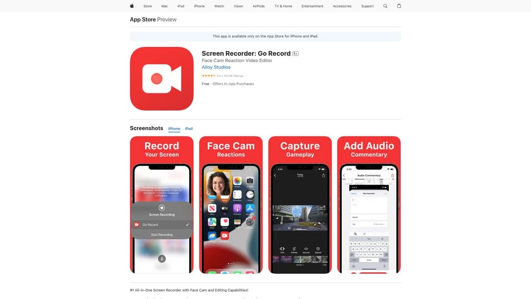 Screen Recorder: Go Record