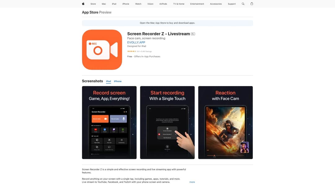 Screen Recorder Z - Livestream