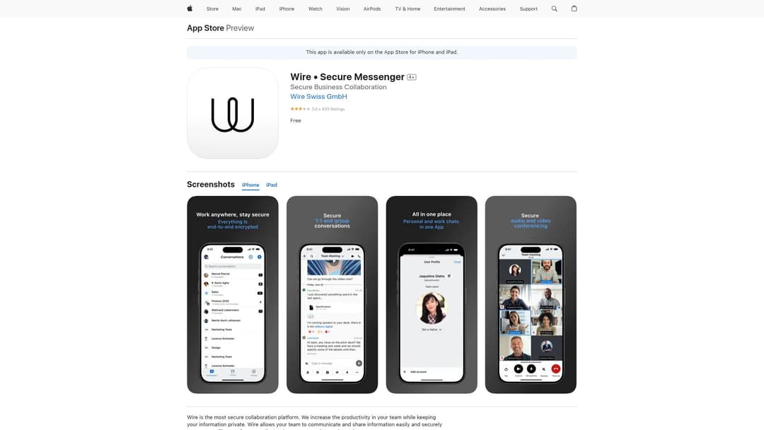 Wire • Secure Messenger