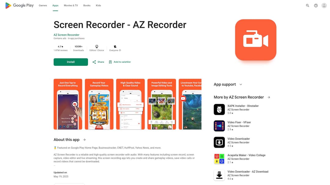 Screen Recorder - AZ Recorder