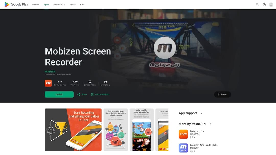 Mobizen Screen Recorder