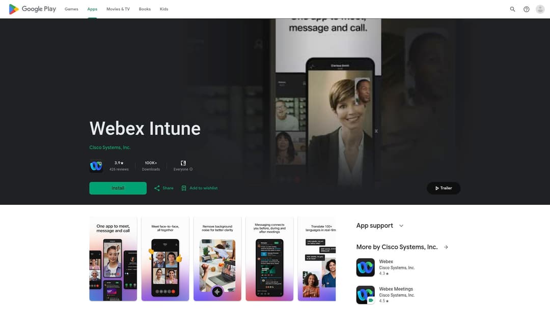 Webex Intune