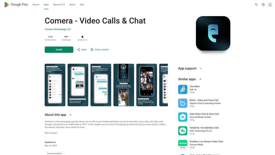 Comera - Video Calls & Chat