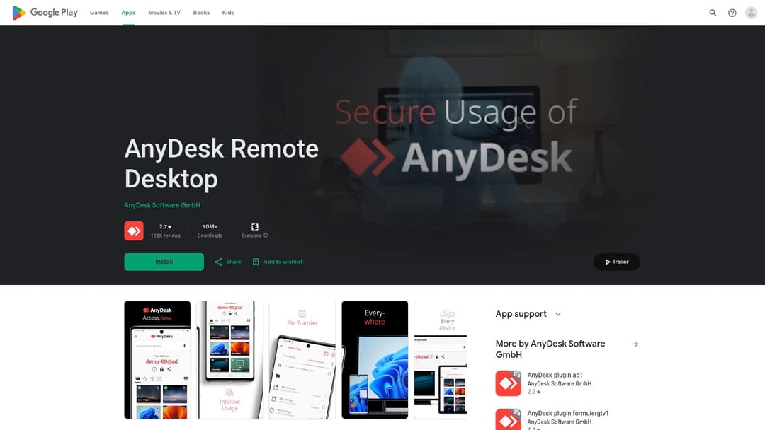 AnyDesk Remote Desktop