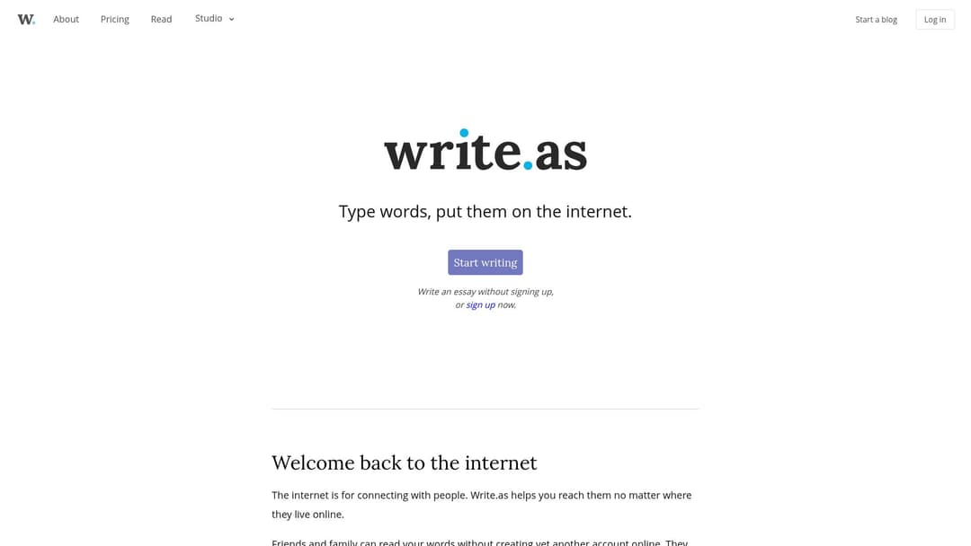 Write.as