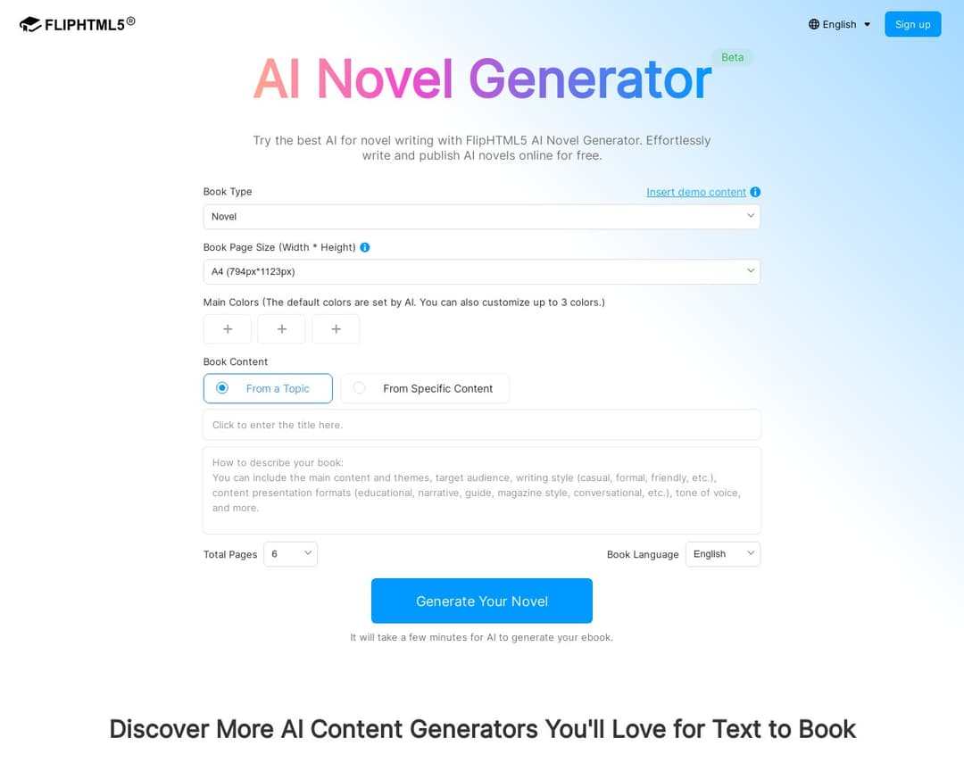 AI Novel Generator