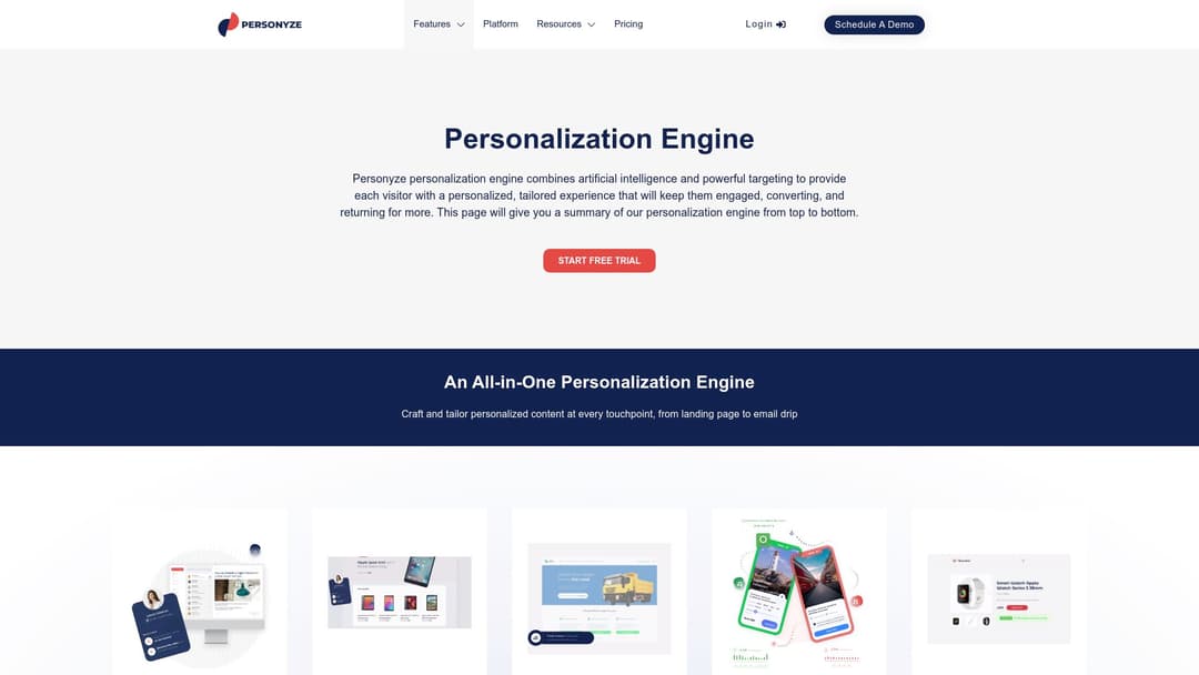 All-in-One Personalization Engine