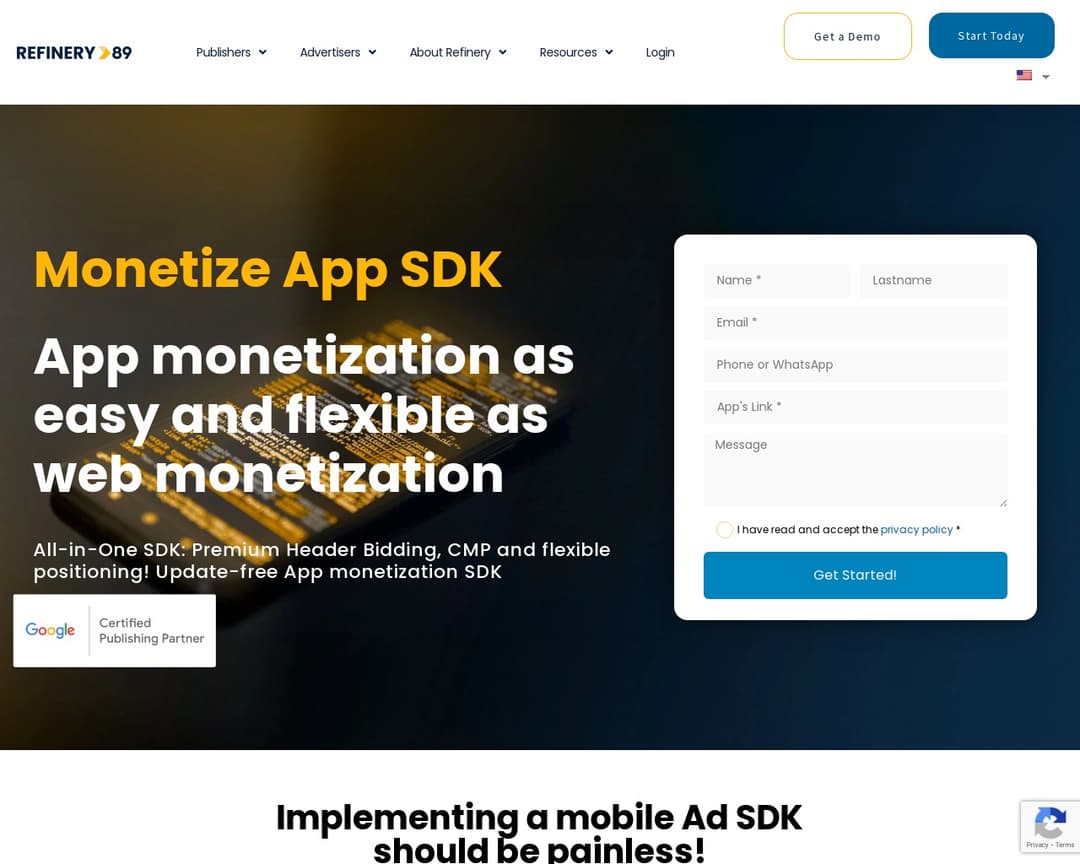 Monetize App SDK