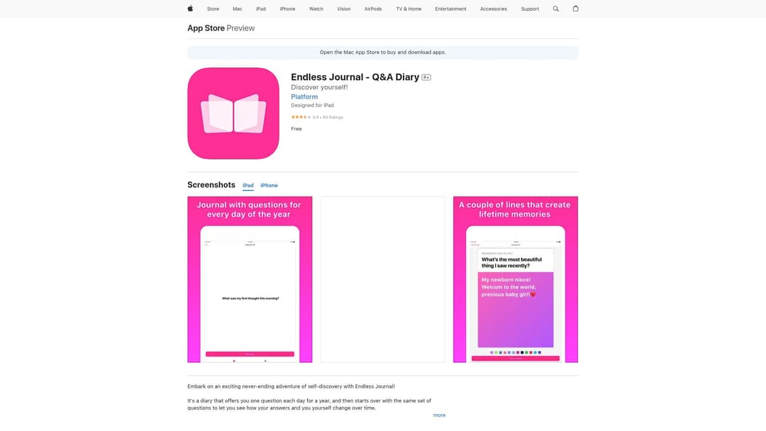 Endless Journal - Q&A Diary