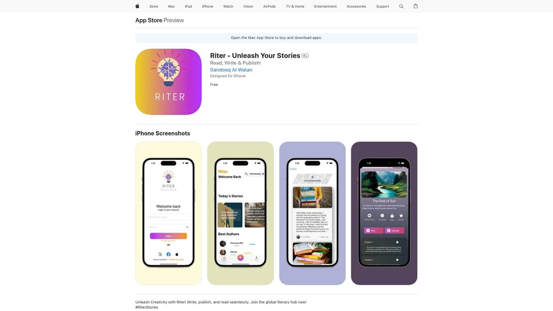 Riter - Unleash Your Stories