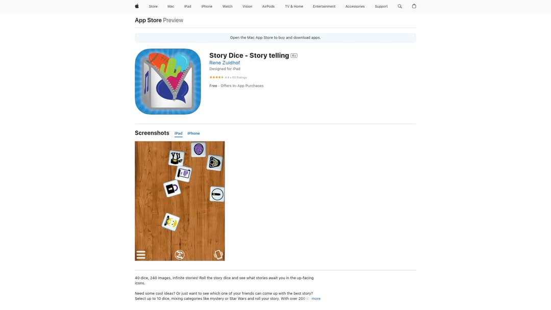 Story Dice - Story telling