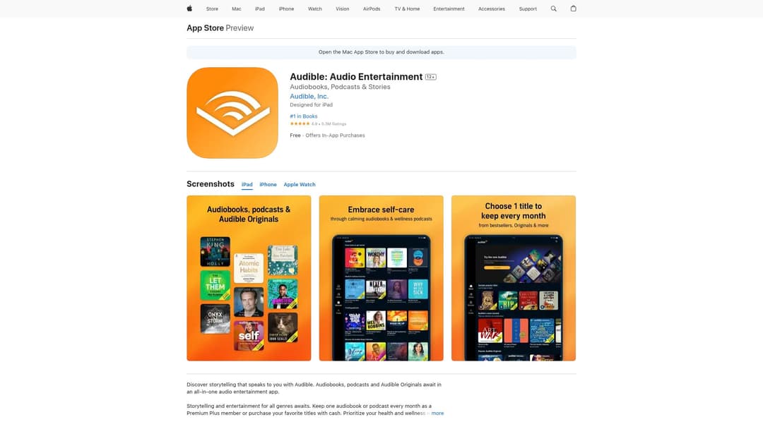 Audible Audio Entertainment