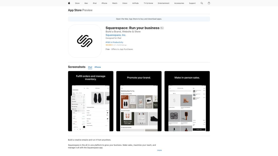 Squarespace: Run your business