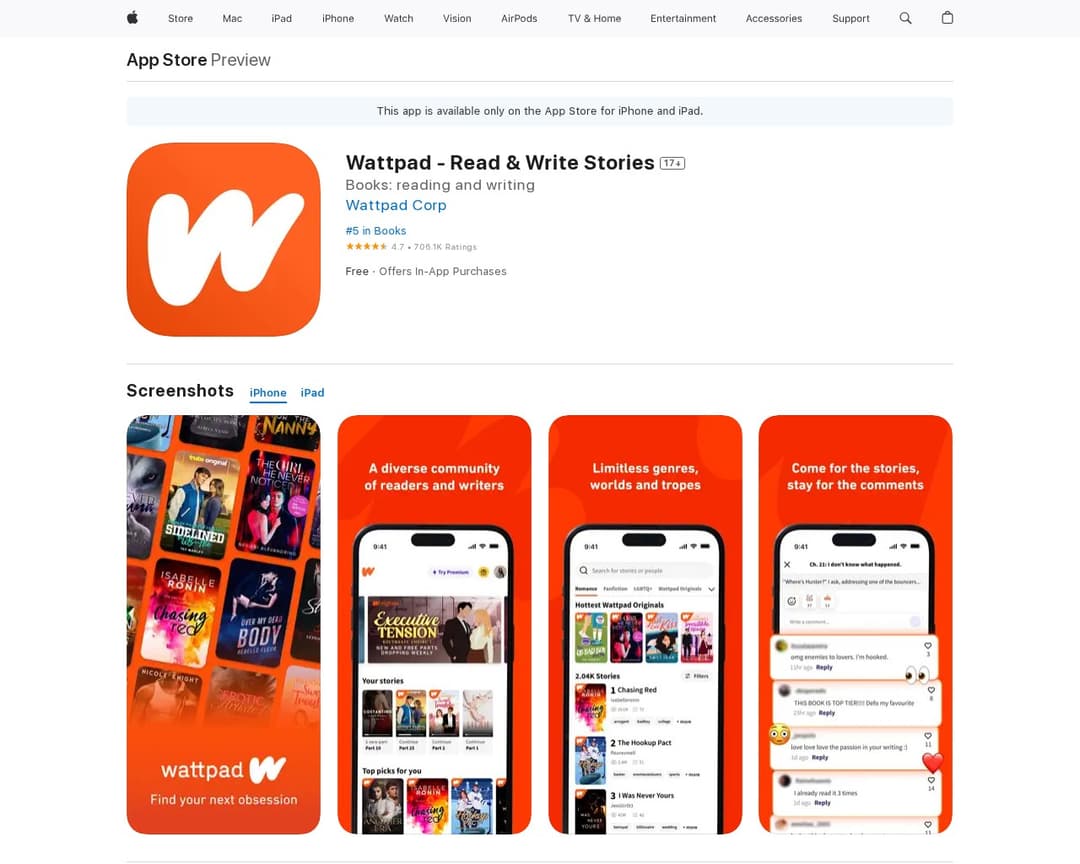Wattpad - Read & Write Stories