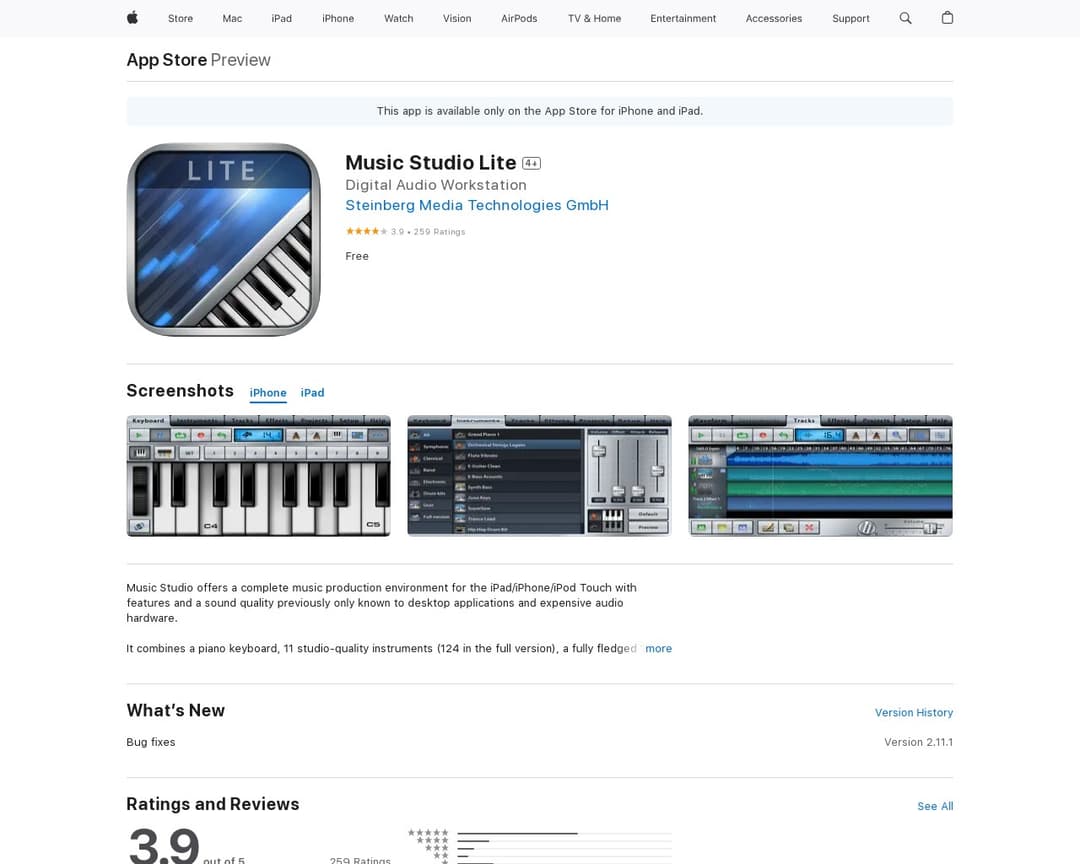 Music Studio Lite