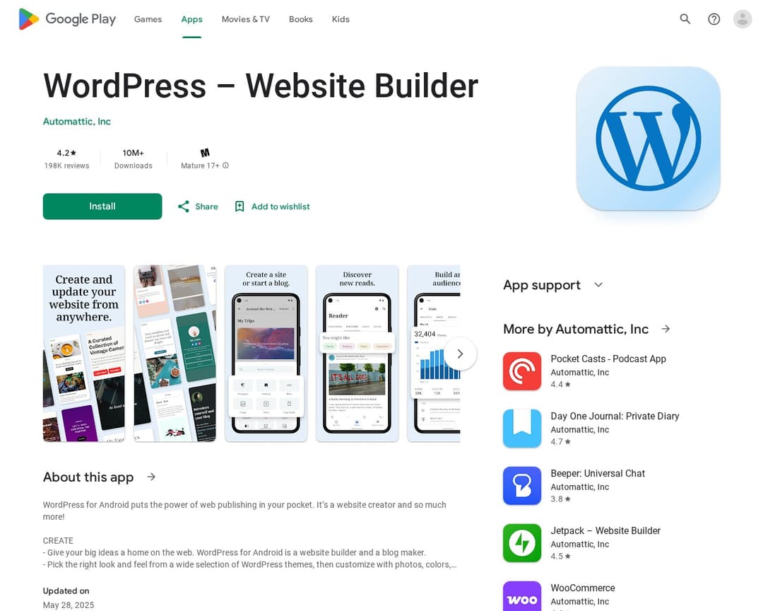 WordPress – Website Builder