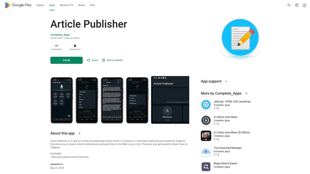 Article Publisher