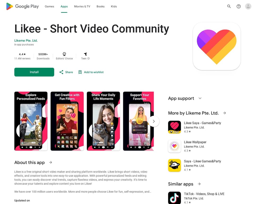 Likee - Short Video Community
