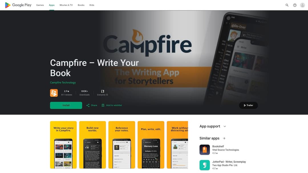 Campfire – Write Your Book