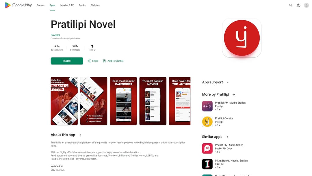Pratilipi Novel