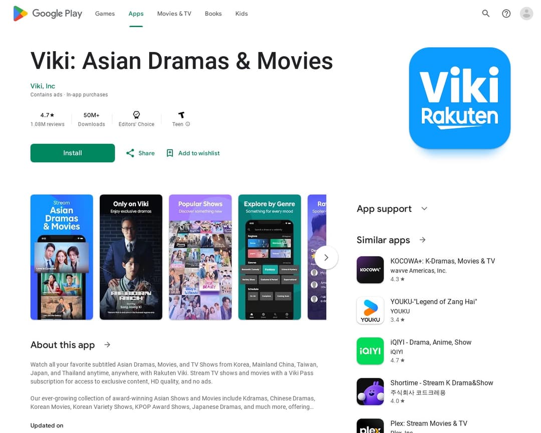Viki: Asian Dramas & Movies