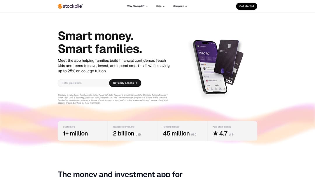 Stockpile app