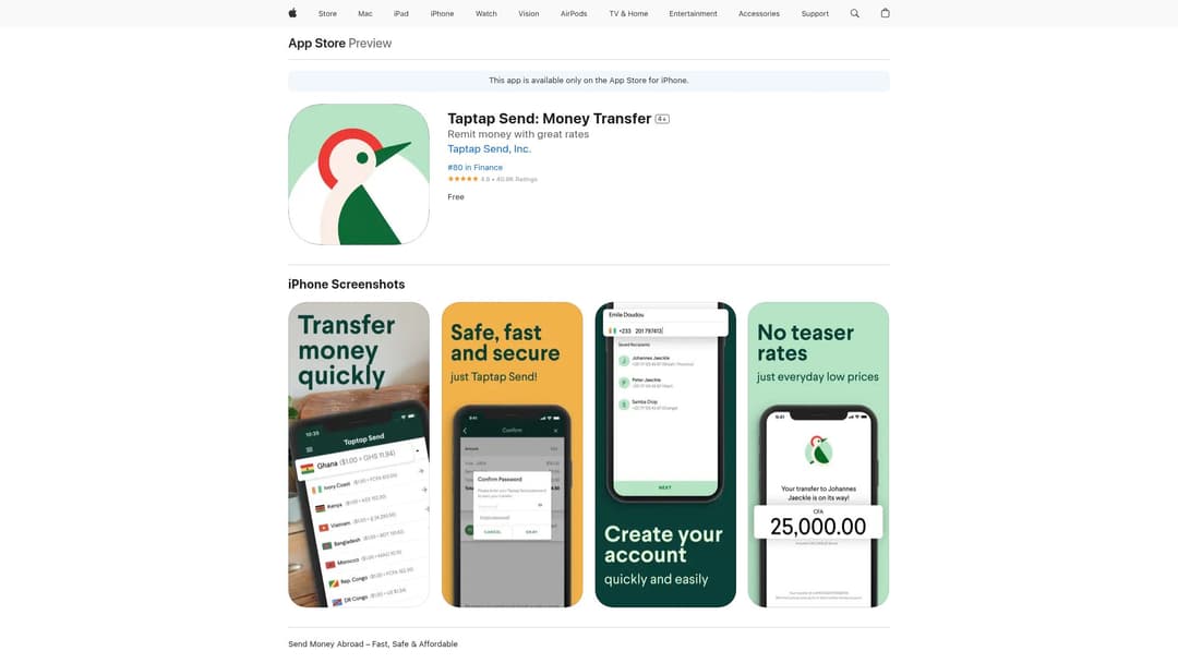 Taptap Send: Money Transfer