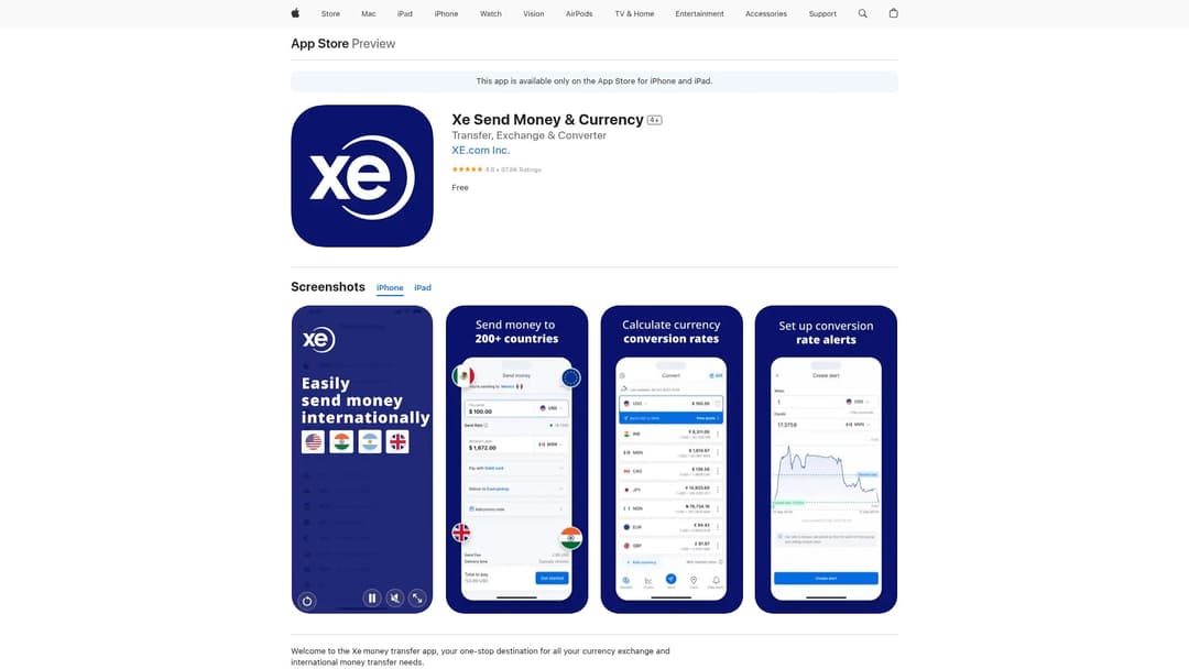 Xe Send Money & Currency