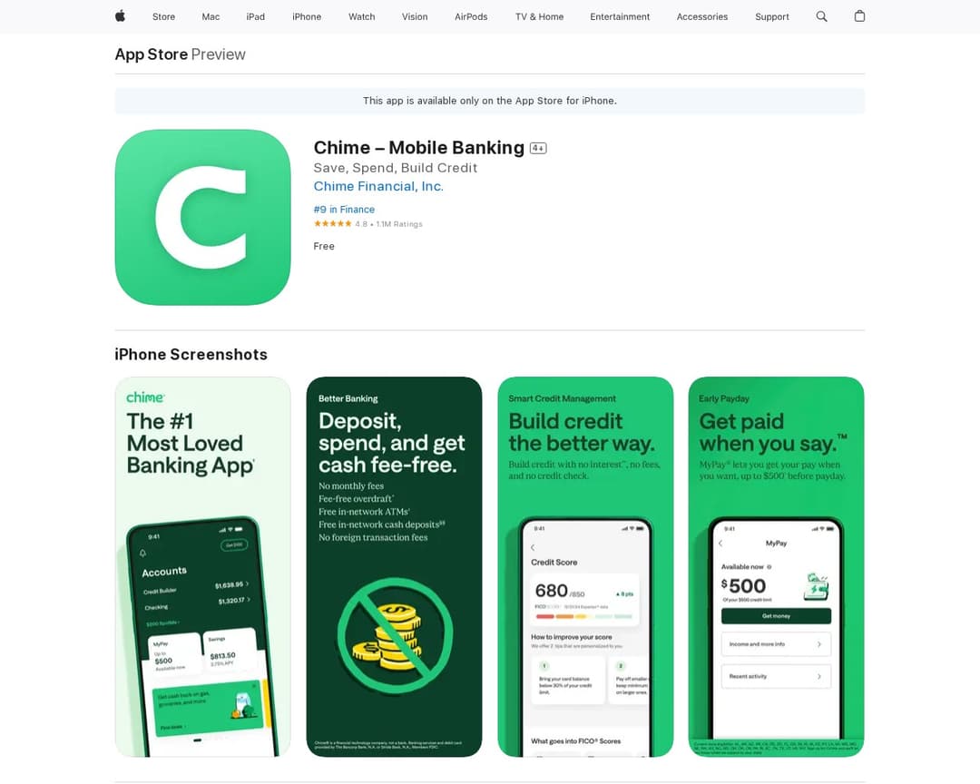 Chime – Mobile Banking