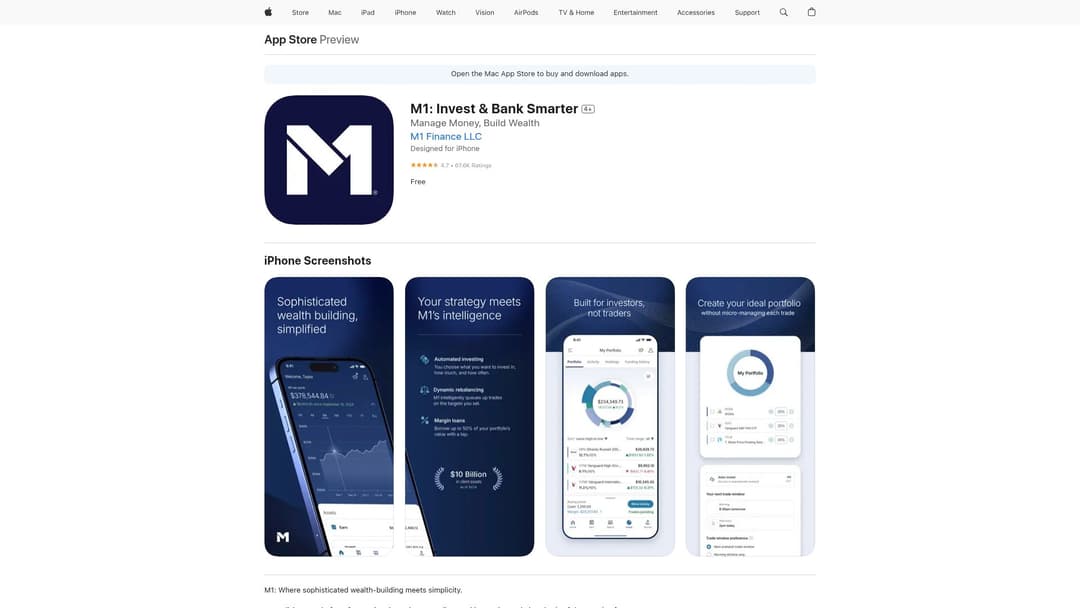 M1: Invest & Bank Smarter