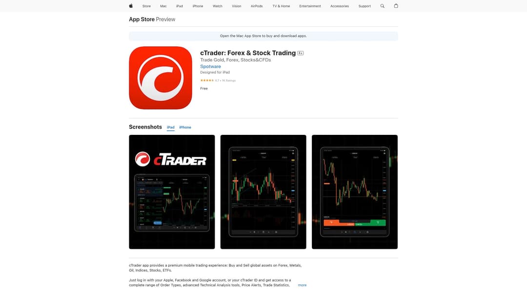 cTrader: Forex & Stock Trading