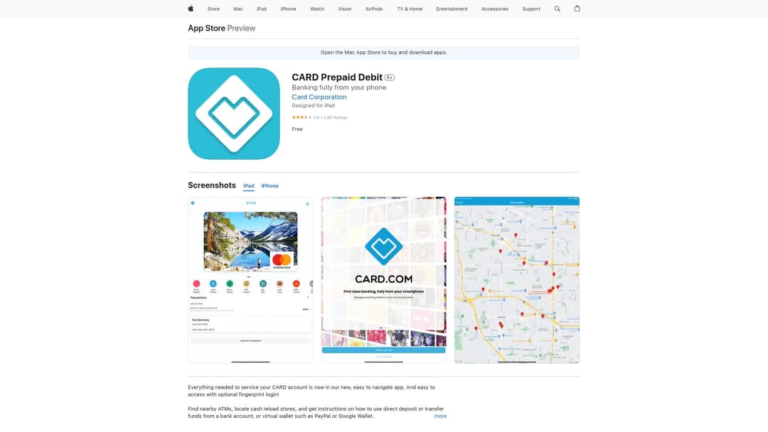 CARD Prepaid Debit