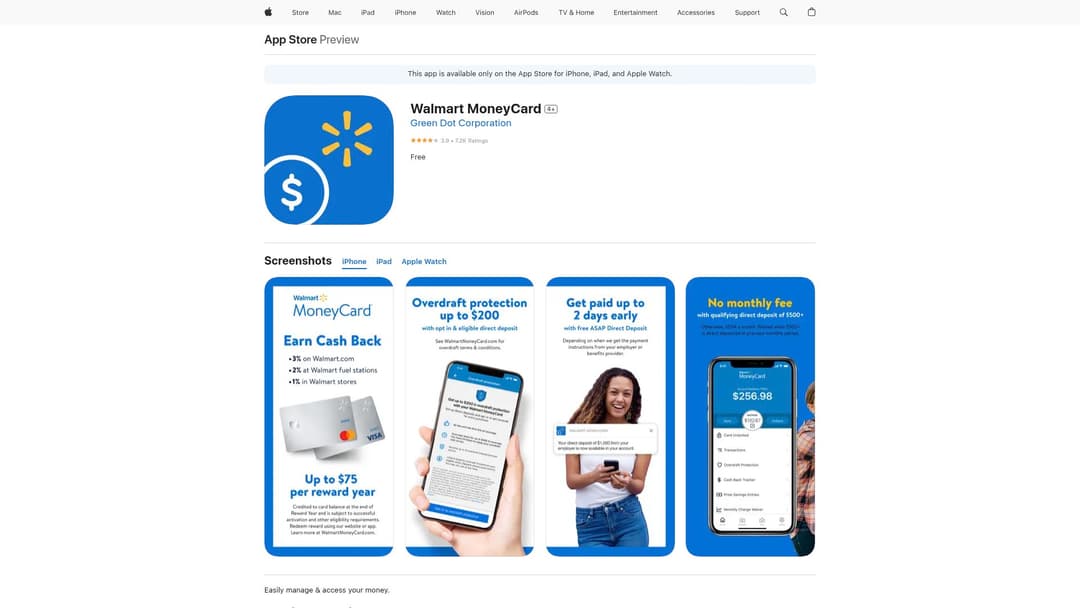Walmart MoneyCard